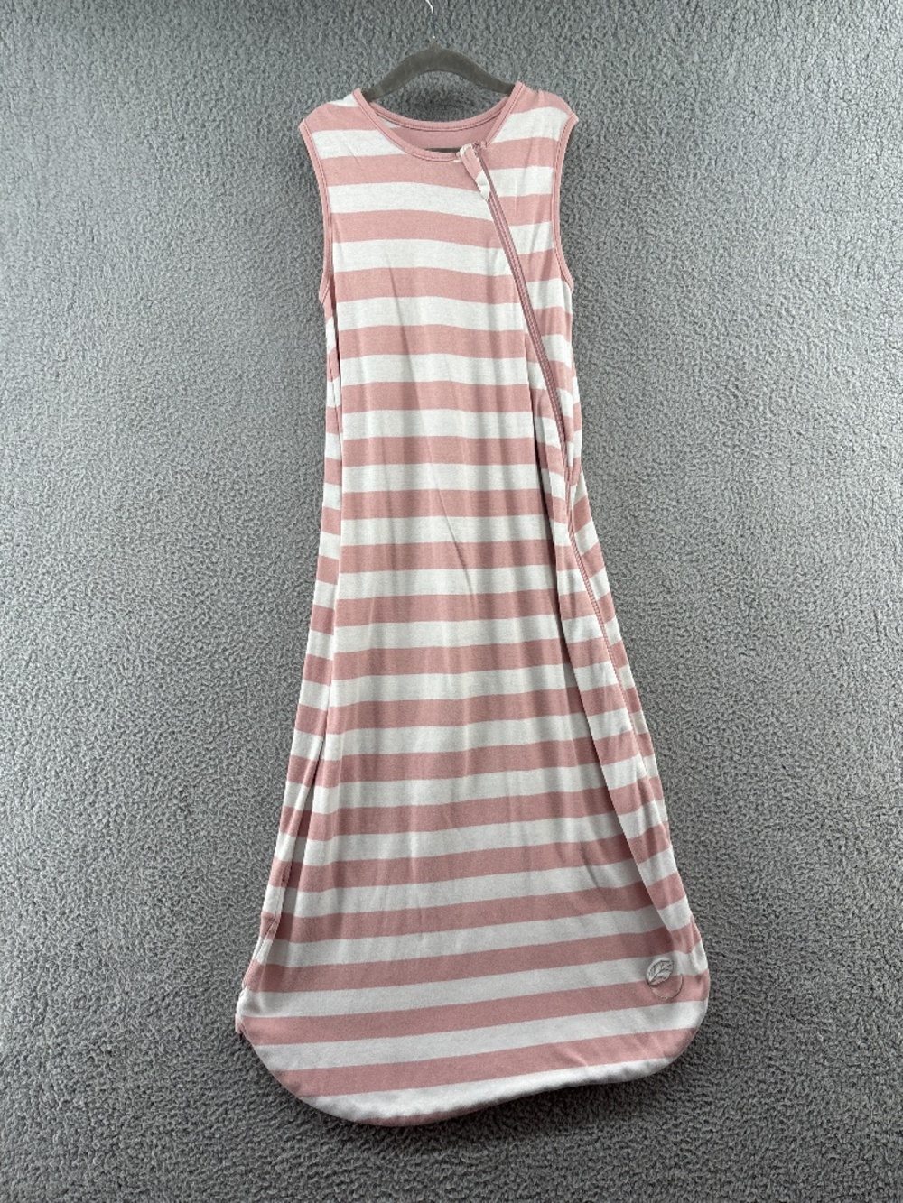 Sleepsack Swaddle Gown - Pink and White Stripes